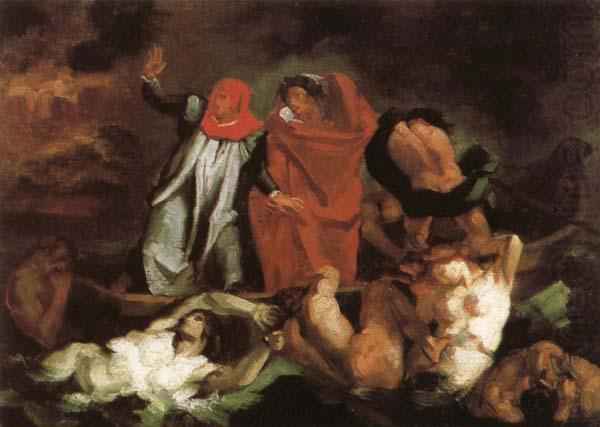 The Barque of Dante, Eugene Delacroix